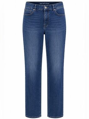 Tribal Sophia Curvy Straight Jeans Size 6 Medium Wash Stretch Denim